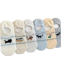 PawPrints™ Cute Cat & Dog No-Show Socks (3-Pack)